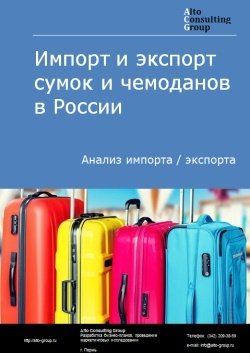 Импорт и экспорт сумок и чемоданов в России в 2023 г.