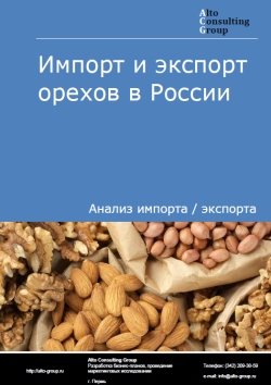 Импорт и экспорт орехов в России в 2023 г.