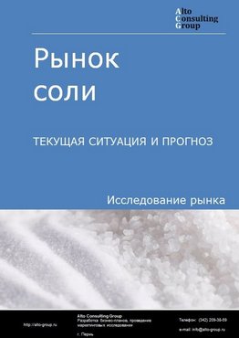 Рынок соли в России. Текущая ситуация и прогноз 2024-2028 гг.