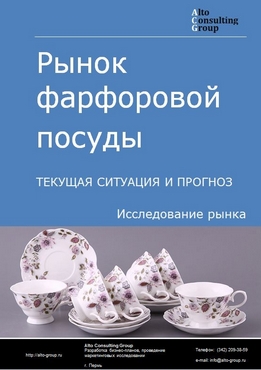 Рынок фарфоровой посуды в России. Текущая ситуация и прогноз 2024-2028 гг.