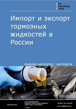 Импорт и экспорт тормозных жидкостей в России в 2020-2024 гг.