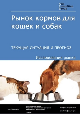 Рынок кормов для кошек и собак в России. Текущая ситуация и прогноз 2024-2028 гг.