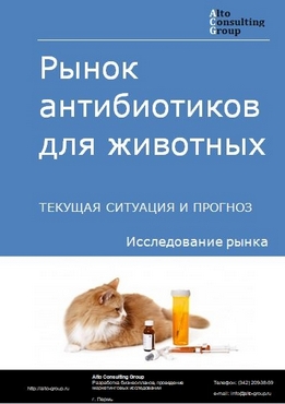 Рынок антибиотиков для животных в России. Текущая ситуация и прогноз 2024-2028 гг.