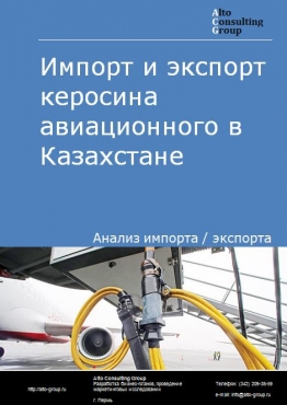 Импорт и экспорт керосина авиационного в Казахстане в 2018-2022 гг.