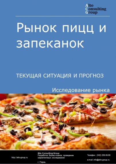 Рынок пицц и запеканок в России. Текущая ситуация и прогноз 2024-2028 гг.
