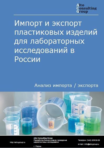 Импорт и экспорт пластиковых изделий для лабораторных исследований в России в 2020-2024 гг.