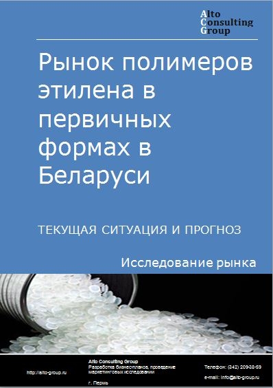 Рынок полимеров этилена в первичных формах в Беларуси. Текущая ситуация и прогноз 2021-2025 гг.