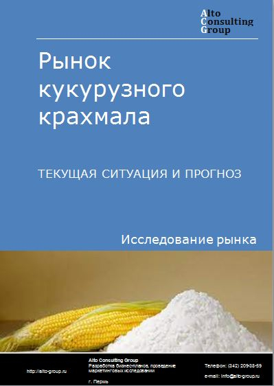 Рынок кукурузного крахмала в России. Текущая ситуация и прогноз 2024-2028 гг.