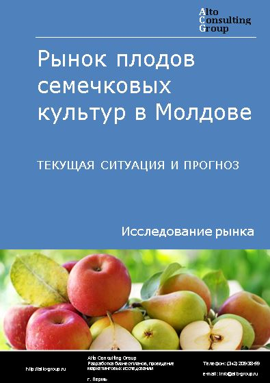 Рынок плодов семечковых культур (яблоки, груши, айва) в Молдове. Текущая ситуация и прогноз 2024-2028 гг.