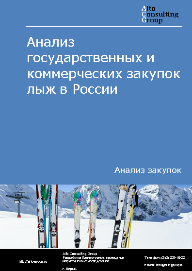 Анализ государственных и коммерческих закупок лыж в России в 2023 г.