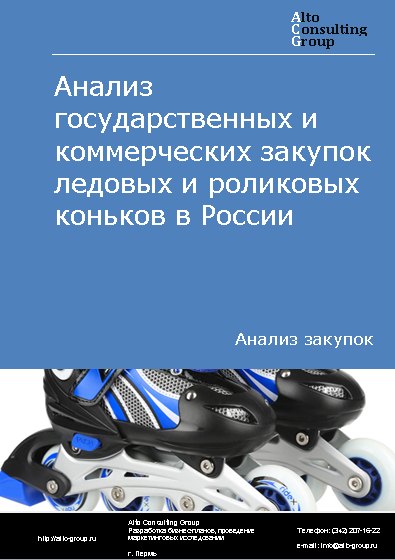 Анализ государственных и коммерческих закупок ледовых и роликовых коньков в России в 2023 г.