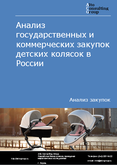 Анализ государственных и коммерческих закупок детских колясок в России в 2023 г.