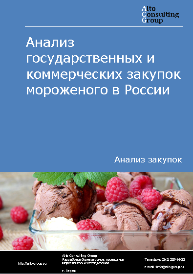 Анализ государственных и коммерческих закупок мороженого в России в 2023 г.