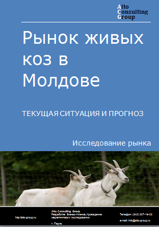 Рынок живых коз в Молдове. Текущая ситуация и прогноз 2024-2028 гг.