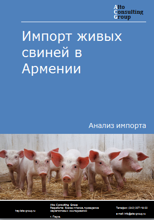 Импорт живых свиней в Армению в 2019-2023 гг.