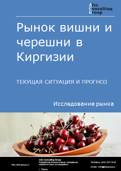 Рынок вишни и черешни в Киргизии. Текущая ситуация и прогноз 2024-2028 гг.