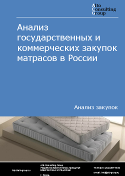 Обложка Анализ закупок матрасов в России в 2023 г.