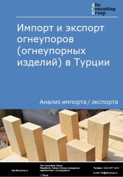 Импорт и экспорт огнеупоров (огнеупорных изделий) в Турции в 2020-2024 гг.