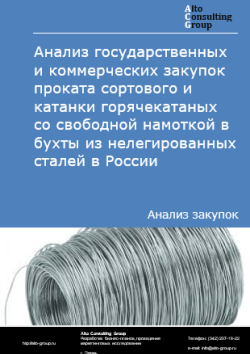 Анализ государственных и коммерческих закупок проката сортового и катанки горячекатаных со свободной намоткой в бухты из нелегированных сталей в России в 2025 г.