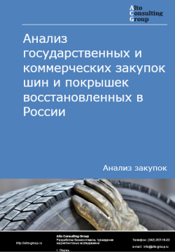 Анализ государственных и коммерческих закупок шин и покрышек восстановленных в России в 2024 г.