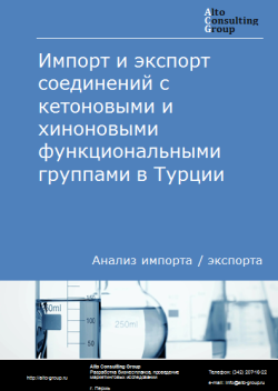 Импорт и экспорт соединений с кетоновыми и хиноновыми функциональными группами в Турции в 2020-2024 гг.