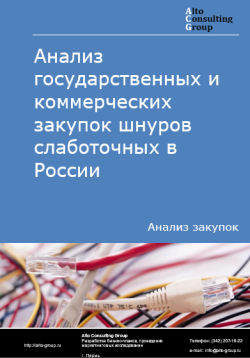 Анализ государственных и коммерческих закупок шнуров слаботочных в России в 2024 г.