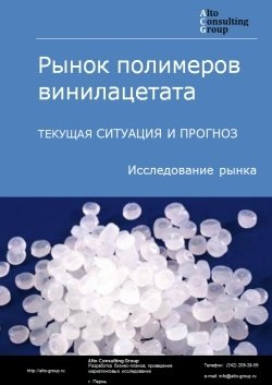 Обложка исследования: Анализ рынка полимеров винилацетата в России. Текущая ситуация и прогноз 2024-2028 гг.