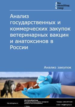 Анализ государственных и коммерческих закупок ветеринарных вакцин и анатоксинов в России в 2024 г.