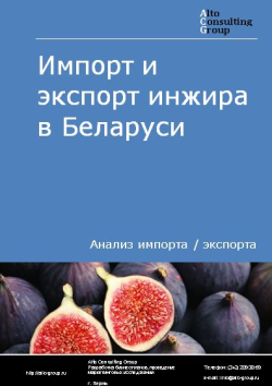 Импорт и экспорт инжира в Беларуси в 2018-2022 гг.