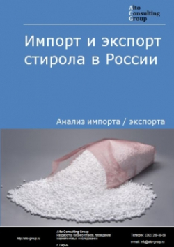 Импорт и экспорт стирола в России в 2020-2024 гг.