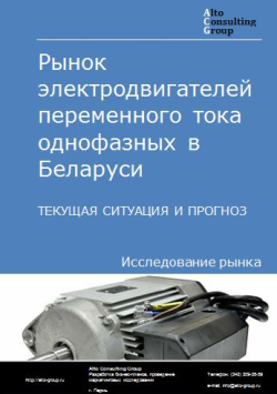 Рынок электродвигателей переменного тока однофазных в Беларуси. Текущая ситуация и прогноз 2024-2028 гг.