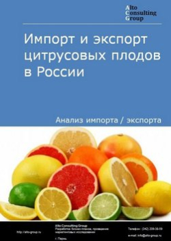 Импорт и экспорт цитрусовых плодов в России в 2020-2024 гг.