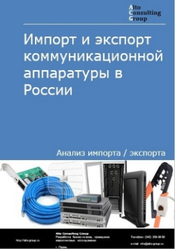 Импорт и экспорт коммуникационной аппаратуры в России в 2020-2024 гг.