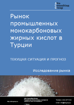 Рынок промышленных монокарбоновых жирных кислот в Турции. Текущая ситуация и прогноз 2024-2028 гг.