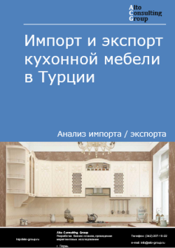 Импорт и экспорт мебели деревянной типа кухонной в Турции в 2020-2024 гг.