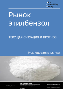 Обложка исследования: Анализ рынка этилбензола в России. Текущая ситуация и прогноз 2025-2029 гг.