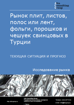 Анализ рынка плит, листов, полос или лент, фольги, порошков и чешуек свинцовых в Турции. Текущая ситуация и прогноз 2024-2028 гг.