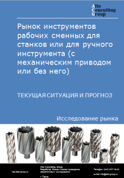 Рынок инструментов рабочих сменных для станков или для ручного инструмента (с механическим приводом или без него) в России. Текущая ситуация