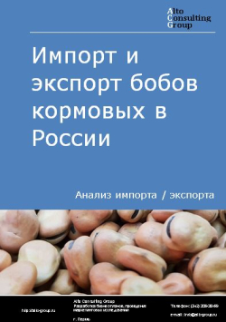 Обложка Анализ импорта и экспорта бобов кормовых в России в 2020-2024 гг.