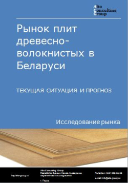 Рынок плит древесно-волокнистых в Беларуси. Текущая ситуация и прогноз 2024-2028 гг.