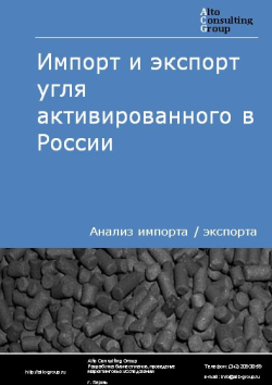 Импорт и экспорт угля активированного в России в 2020-2024 гг.