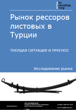 Обложка Анализ рынка рессоров листовых в Турции. Текущая ситуация и прогноз 2024-2028 гг.