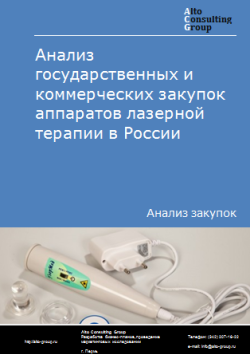 Анализ государственных и коммерческих закупок аппаратов лазерной терапии в России в 2023 г.