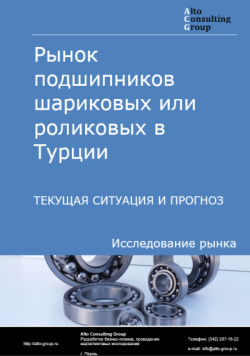 Обложка исследования: Анализ рынка подшипников шариковых или роликовых в Турции. Текущая ситуация и прогноз 2024-2028 гг.