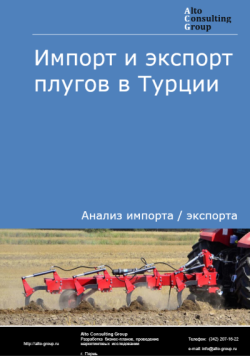 Импорт и экспорт плугов в Турции в 2021-2025 гг.