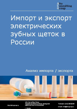 Импорт и экспорт электрических зубных щеток в России в 2020-2024 гг.