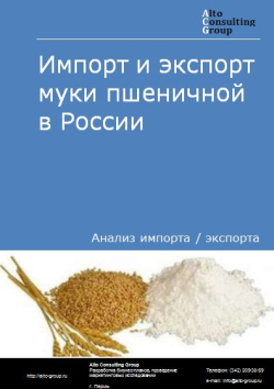 Импорт и экспорт муки пшеничной в России в 2020-2024 гг.