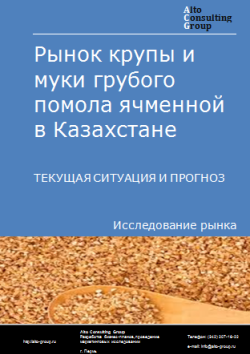 Анализ рынка крупы и муки грубого помола ячменной в Казахстане. Текущая ситуация и прогноз 2024-2028 гг.