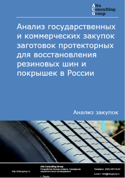 Анализ государственных и коммерческих закупок заготовок протекторных для восстановления резиновых шин и покрышек в России в 2024 г.