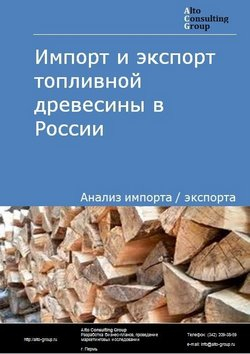 Анализ импорта и экспорта топливной древесины в России в 2020-2024 гг.